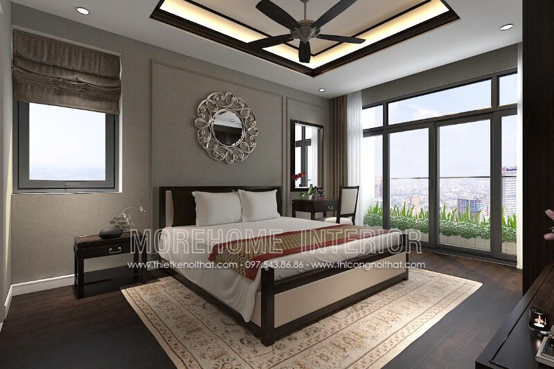 Giường ngủ chung cư gỗ công nghiệp Giường ngủ chung cư gỗ công nghiệp