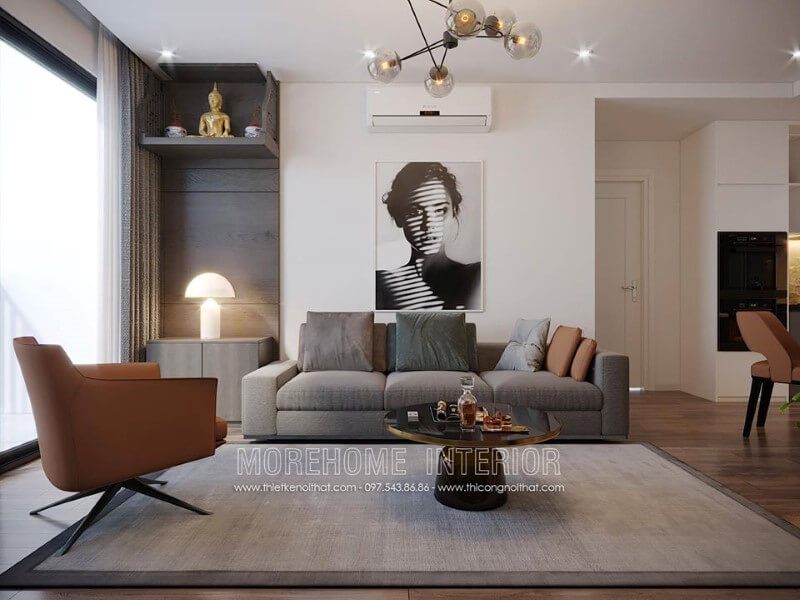 Trang trí phòng khách với tranh canvas đẹp trong căn hộ chung cư